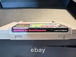 Bronkie The Bronchiasaurus Rayasystems Super Nintendo SNES Authentic, UNTESTED