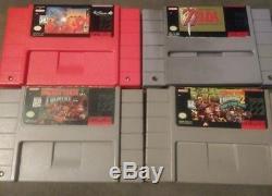 Bundle Lot of 27 SNES Super Nintendo games Tested and Working all authentic