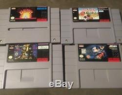 Bundle Lot of 27 SNES Super Nintendo games Tested and Working all authentic