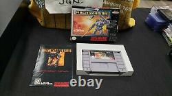 CIB MECHWARRIOR SUPER NINTENDO SNES VIDEO GAME COMPLETE IN BOX With PROTECTOR