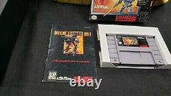 CIB MECHWARRIOR SUPER NINTENDO SNES VIDEO GAME COMPLETE IN BOX With PROTECTOR