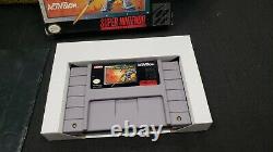 CIB MECHWARRIOR SUPER NINTENDO SNES VIDEO GAME COMPLETE IN BOX With PROTECTOR