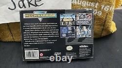 CIB MECHWARRIOR SUPER NINTENDO SNES VIDEO GAME COMPLETE IN BOX With PROTECTOR