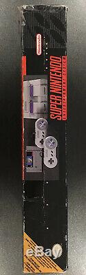 CIB Super Nintendo SNES Console Complete in Box Super Mario World 2 Controllers