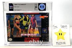 California Games II Super Nintendo SNES New 1993 Factory Sealed WATA 8.5 B+