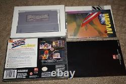 Captain America Super Nintendo SNES Complete in Box with Poster GREAT Shape