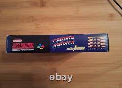 Captain America Super Nintendo SNES Video Game Boxed Collectors CIB + Poster