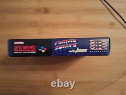 Captain America Super Nintendo SNES Video Game Boxed Collectors CIB + Poster