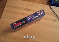 Captain America Super Nintendo SNES Video Game Boxed Collectors CIB + Poster
