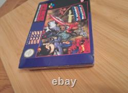 Captain America Super Nintendo SNES Video Game Boxed Collectors CIB + Poster