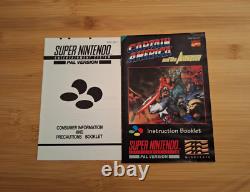 Captain America Super Nintendo SNES Video Game Boxed Collectors CIB + Poster
