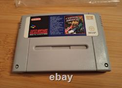 Captain America Super Nintendo SNES Video Game Boxed Collectors CIB + Poster