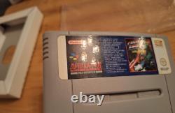 Captain America Super Nintendo SNES Video Game Boxed Collectors CIB + Poster