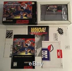 Captain Commando Super Nintendo SNES CIB 100% Complete Ex