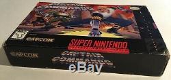 Captain Commando Super Nintendo SNES CIB 100% Complete Ex