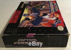 Captain Commando Super Nintendo SNES CIB 100% Complete Ex