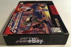 Captain Commando Super Nintendo SNES CIB 100% Complete Ex