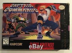 Captain Commando Super Nintendo SNES CIB 100% Complete Ex
