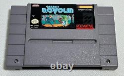 Captain Novolin Snes Super Nintendo Authentic Tested Cart