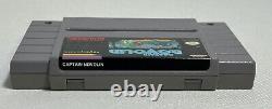 Captain Novolin Snes Super Nintendo Authentic Tested Cart