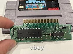 Captain Novolin Snes Super Nintendo Authentic Tested Cart