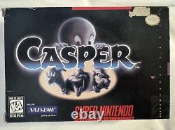 Casper Snes With Box No Manual Super Nintendo