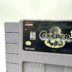 Casper (Super Nintendo SNES, 1996) Authentic Tested & Working