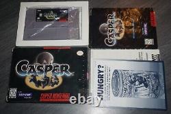 Casper (Super Nintendo SNES) Complete in Box GOOD Shape #2