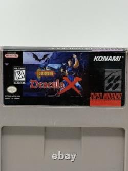Castlevania Dracula X Super Nintendo SNES Authentic Custom Label Tested