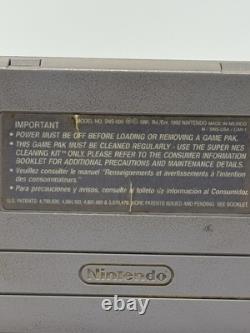 Castlevania Dracula X Super Nintendo SNES Authentic Custom Label Tested