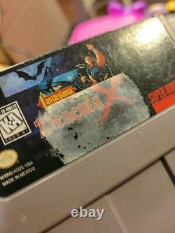 Castlevania Dracula X (Super Nintendo, SNES) Authentic Game Card -Tested