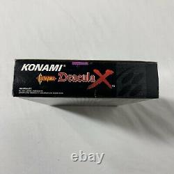 Castlevania Dracula X (Super Nintendo SNES) Box Cartridge Tray Insert No Manual