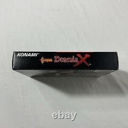 Castlevania Dracula X (Super Nintendo SNES) Box Cartridge Tray Insert No Manual