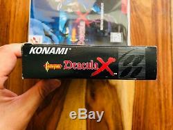 Castlevania Dracula X Super Nintendo SNES Box, Registration, Manual ONLY Konami