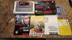 Castlevania Dracula X Super Nintendo SNES CIB Complete in Box all inserts