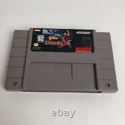 Castlevania Dracula X (Super Nintendo SNES) Cart ONLY Authentic Clean Tested