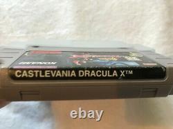 Castlevania Dracula X (Super Nintendo SNES) Complete CIB with Ads