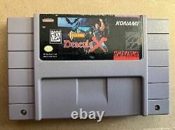 Castlevania Dracula X for Super Nintendo SNES AUTHENTIC TESTED & AUTHENTIC