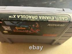 Castlevania Dracula X for Super Nintendo SNES AUTHENTIC TESTED & AUTHENTIC
