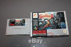 Castlevania IV 4 con caja para Super Nintendo SNES