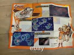 Chrono Trigger CIB SNES CIB Super Nintendo Complete with Manual & both Posters