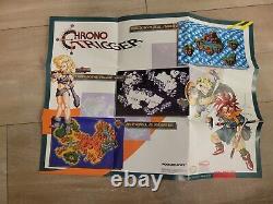 Chrono Trigger CIB SNES CIB Super Nintendo Complete with Manual & both Posters