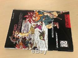 Chrono Trigger Complete CIB SNES Super Nintendo with Poster & Map Original