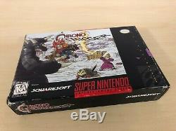 Chrono Trigger Complete SNES Super Nintendo CIB Game with Maps Posters