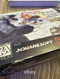 Chrono Trigger SNES CIB Complete In Box Authentic Mint Cartridge Super Nintendo