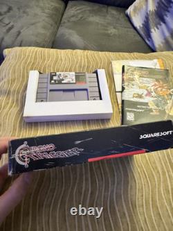 Chrono Trigger SNES CIB Complete In Box Authentic Mint Cartridge Super Nintendo