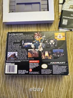 Chrono Trigger SNES CIB Complete In Box Authentic Mint Cartridge Super Nintendo