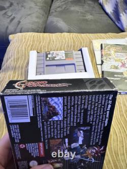 Chrono Trigger SNES CIB Complete In Box Authentic Mint Cartridge Super Nintendo