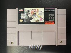 Chrono Trigger (SNES, Super Nintendo, 1995) Authentic Booklet + Poster + Cart