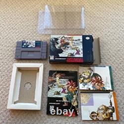 Chrono Trigger SNES Super Nintendo + Box + Instructions + Maps VERY RARE